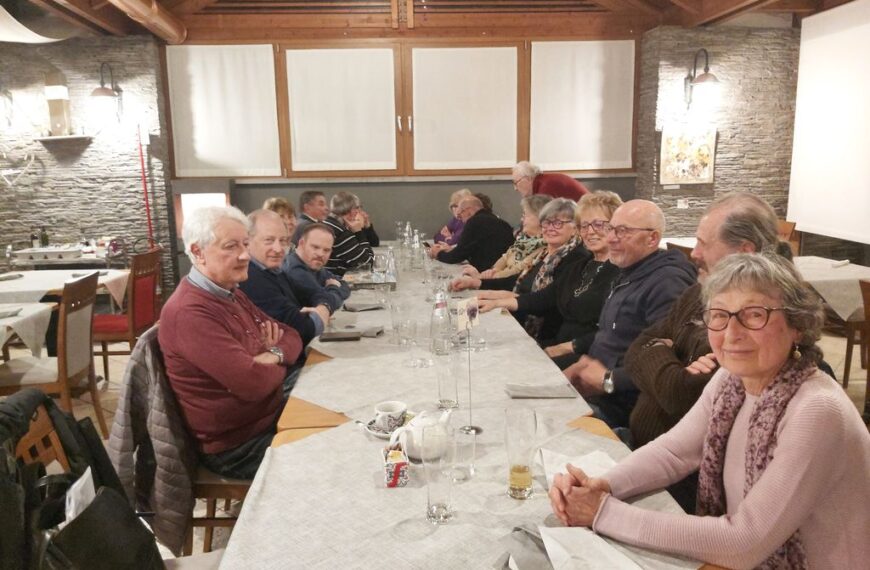 Cena dei Volontari – Ristorante pizzeria LA PERLA – Gemona 7 febbraio 2025